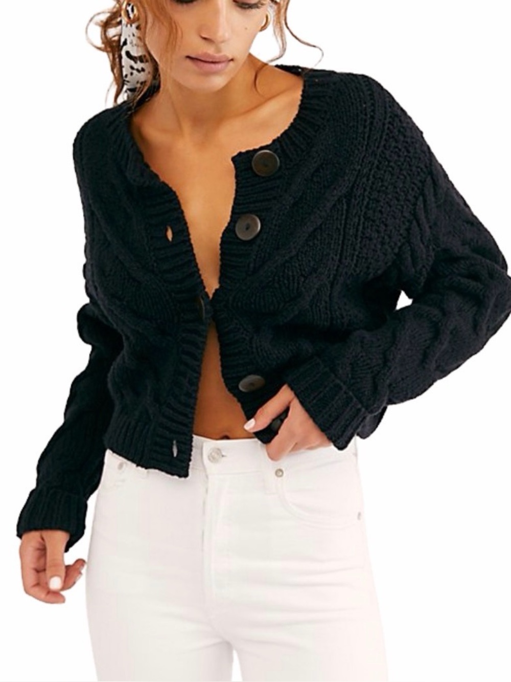 NWT Free people bonfire knit cardigan